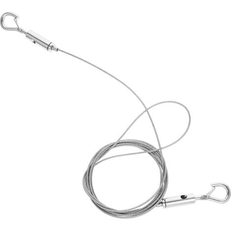 Fil de suspension en acier inoxydable pour tableaux, support mural (1/5)