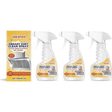 Lot de 3 nettoyants pour cuisine Liapu, dégraissant puissant et efficace contre les taches d'huile. (1/4)