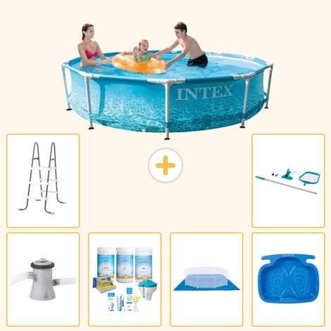 Intex Piscine Tubulaire Ronde - 305x76 cm - 7-pièces  S20981 (1/4)