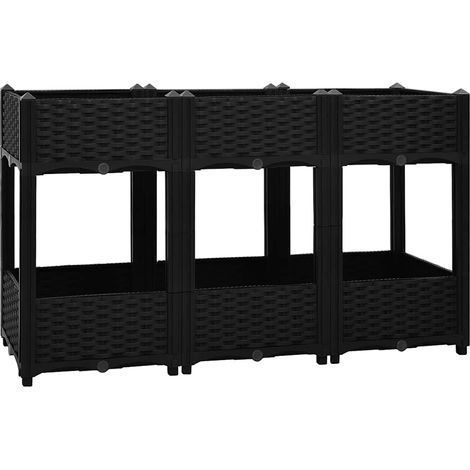 Maison Exclusive - Hochbeet 120x40x71 cm Polypropylen (1/5)
