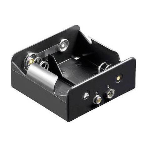 Porte-piles GOOBAY, 2x Mono, connexion Clip (1/2)