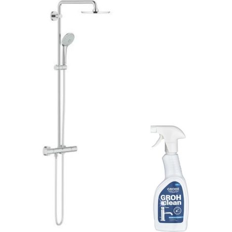 Columna de ducha GROHE Euphoria System 210 con limpiador GrohClean