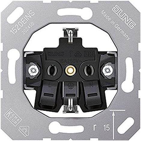 Base enchufe schuko conexión automática JUNG 1520EINS (1/2)