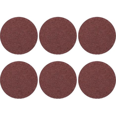 Lotto di 30 dischi da 50 mm Grana 40 grana gancio e loop casuale levigatrice orbitale per la lavorazione del legno, auto (1/5)