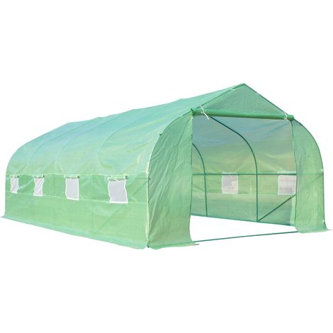 Invernadero de Jardín 6x3x2 m Tipo Túnel para Cultivo Plantas y Verduras (1/5)