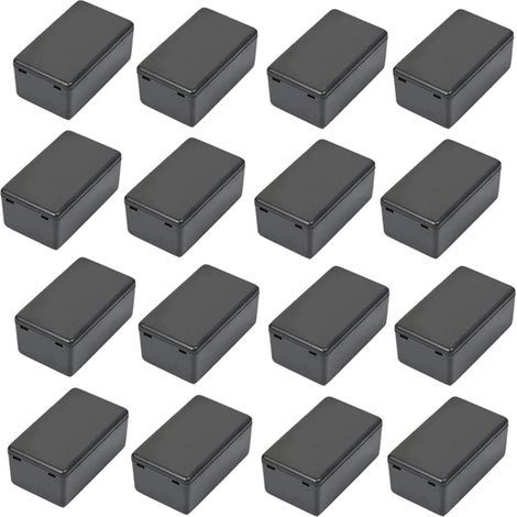 16 Pieces Project Enclosure, Electronic Project Enclosure, Electronic Junction Enclosure, Electronic Plastic Enclosure for Electronic Projects, Instruments, Circuits (1/5)