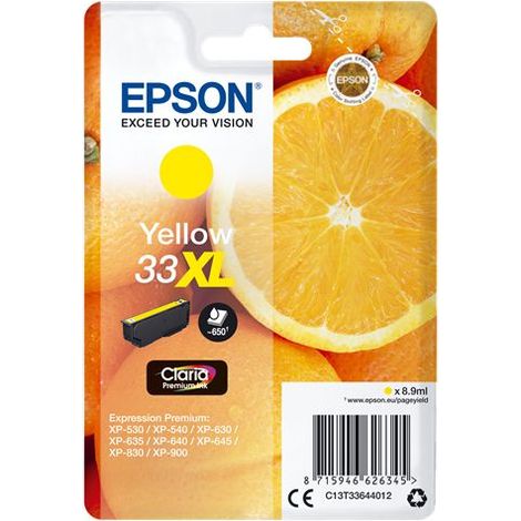 Cartucho tinta epson t336440 xl amarillo