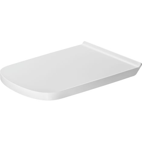 Siège de WC Duravit DuraStyle, version allongée, charnières en (1/3)
