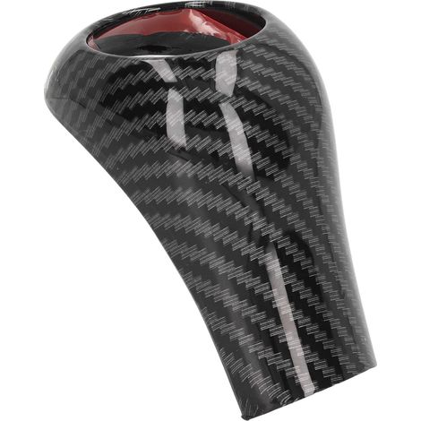 Levier de vitesse Bouchon Carbone Style Embout de Levier Décoratif Autocollant Remplacement pour Mercedes-Benz Classe A Classe C (1/5)