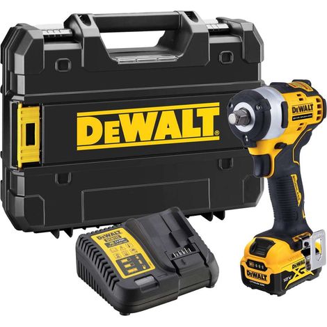 DeWALT - Akku-Schlagschrauber 12V, 1 x 5,0 Ah XR-Akku, Ladegerät DCF901P1 (1/5)