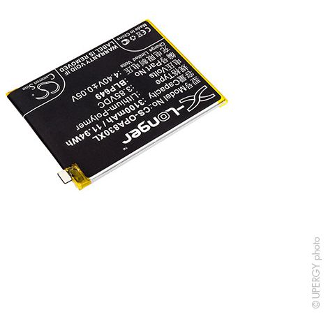 NX - Batterie téléphone, smartphone, GSM pour Oppo 3.85V 3100mAh - BLP649