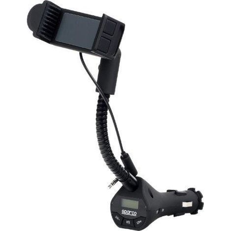 Supporto con trasmettitore FM e kit vivavoce Sparco SPC5100 (1/3)