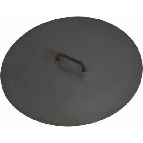 Couvercle en acier pour braséro Ø 61 cm – Protection contre intempéries et débris – Compatible avec modèles Viking, Porto, Indiana, Bali