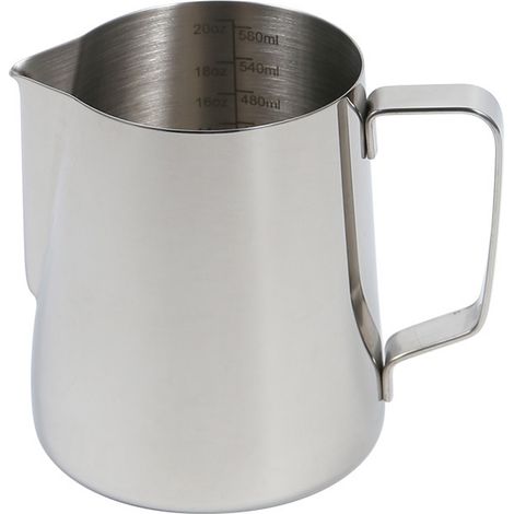 Pichet A Lait - Acero Inoxidable 304 - 350 Ml - Para Espumar Leche Y Texturar Café - Incluye Bolígrafo De Decoración (1/5)