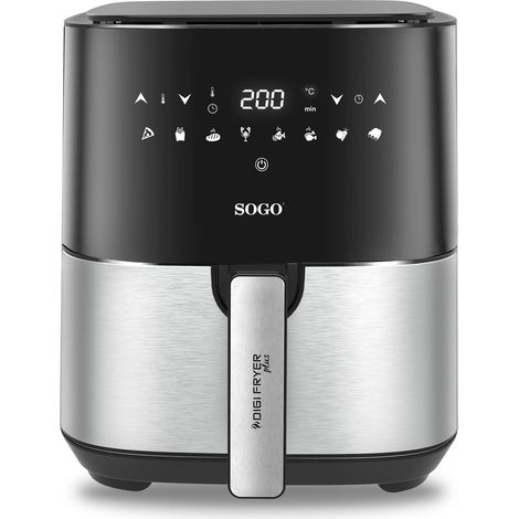 Freidora Freidora por aire SOGO DIGI FRYER PLUS 5L, 1450W, Ino (1/2)