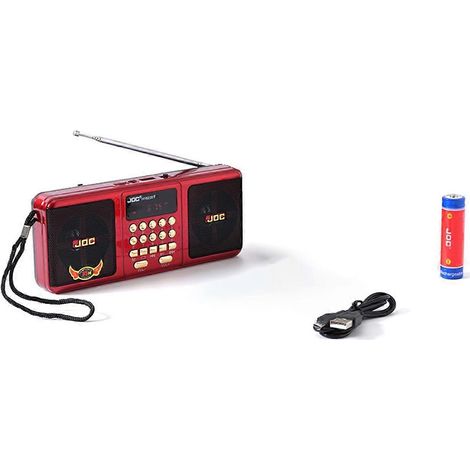 Radio stéréo portable FM pour seniors, compatible USB et carte TF. (1/5)
