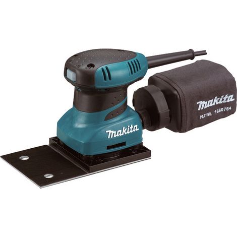 Levigatrice orbitale 200w Makita bo4566 per persiane con sacco raccoglitore - Salone (1/2)