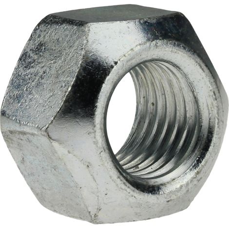 Reidl DIN 6925 Sechskantmutter M 20, Stahl Klasse 10 galvanisch verzinkt, mit Metallklemmteil (1/4)