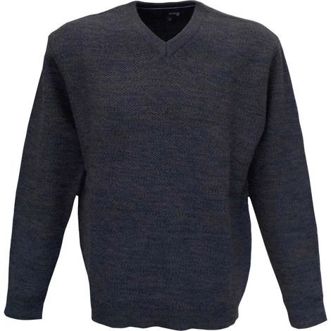 Pull col V Vernon Havane 63% acrylique 27% laine 10% nylon