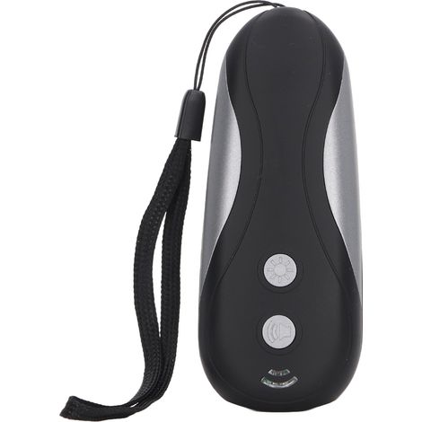 Dispositif Anti-Aboiement Ultrason Portable avec LED, Répulsif pour Chiens (1/5)