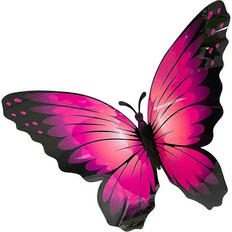 Autocollants muraux décoratifs papillon violet (1/5)