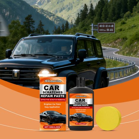 Car Scratch Care Kit - Paint Scratch Repair and Maintenance Daily Care Kit - 120g + Sponge (1/5)