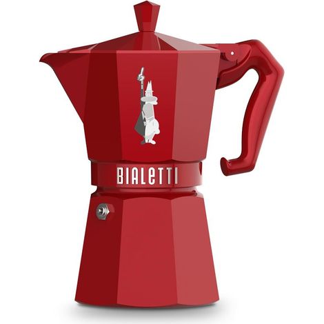 BIALETTI - CAFETIERE MOKA EXCLUSIVE 6T ROUGE (1/2)
