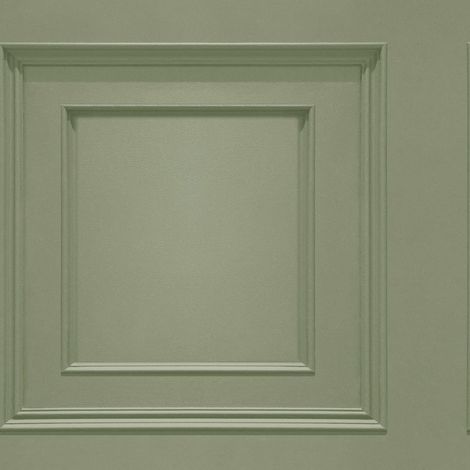 Belgravia Oliana Wood Panel Sage Green Wallpaper Modern Stylish Feature Wall (1/4)