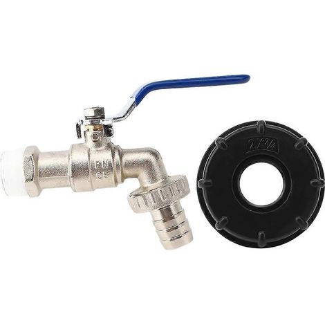 IBC-Tankadapter, Gartenwasserhahn-Schlauchkappen-Anschlussstücke, G3/4-Zoll-Messingarmatur