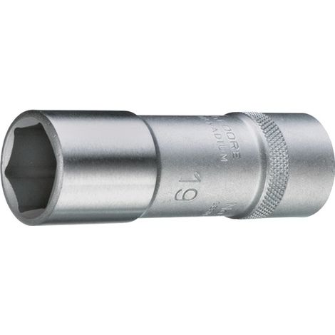 Steckschlüsseleinsatz 19 L 1/2 Zoll 6-kant SW 12mm L.77mm (1/5)