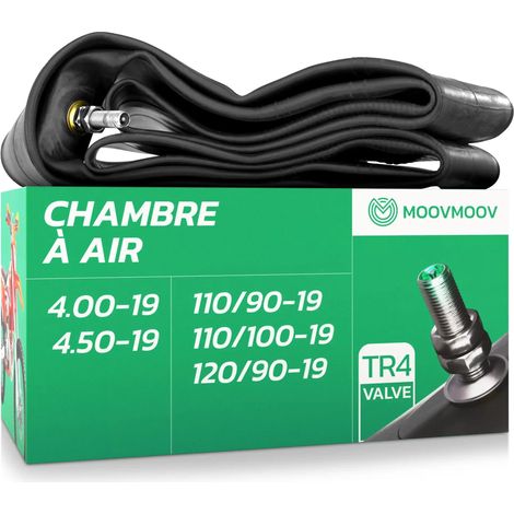Chambre à Air 19 Pouces pour Pneus 110/90-19, 110/100-19, 120/90-19, 4.00-19 et 4.50-19 (1/5)