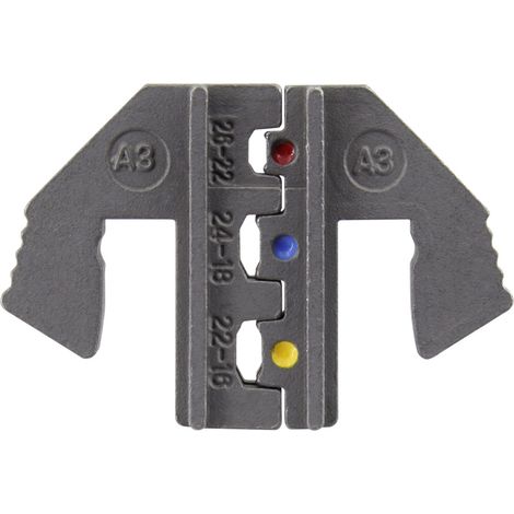 TOOLCRAFT PLE-0A3 Crimp-Einsätze Isolierte Kabelschuhe Quetschbereich: 0.1 bis 1.5 mm² Passend für M (1/3)