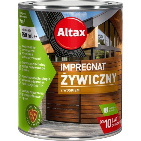 Impregnazione in resina per legno 0,75 grigio Altax 1 pz. (1/2)