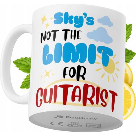 Tazza divertente e umoristica per chitarristi, ideale per caffè e tè, con grafica e testo spiritosi. Perfetta per compleanni, onomastici e festività. Tazza premium per occasioni speciali, ideale per c (1/5)