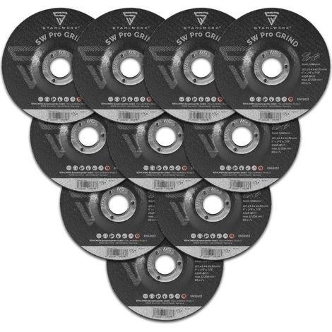 STAHLWERK Mola SW Pro Grind Ø125 mm Set di 10 mole per rettifica