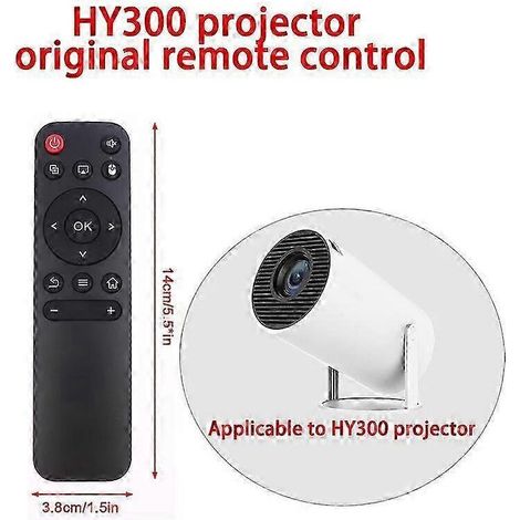 Télécommande d'origine pour vidéoprojecteur Magcubic HY300, HY320 et HY300 PRO (compatible Android) avec télécommande universelle. (1/4)