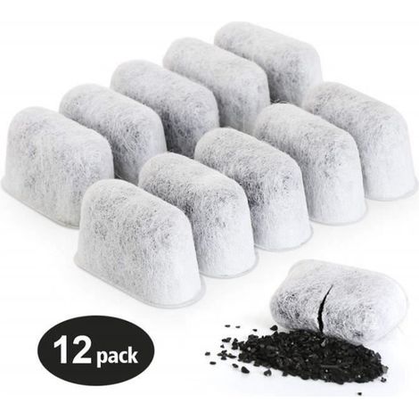 12pcs filtres à eau à charbon actif de remplacement pour machines à café Cuisinart et cafetières (1/4)