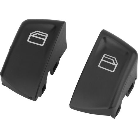 2 Fensterheberknöpfe für Mercedes Vito Viano W639 Sprinter II 906 (2003–2013), Schalterkappen, schwarze Blenden, 2er-Set (1/5)