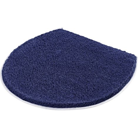 Kleine Wolke Deckelbezug Soft marineblau, 47x 50 cm WC-Deckelbezug