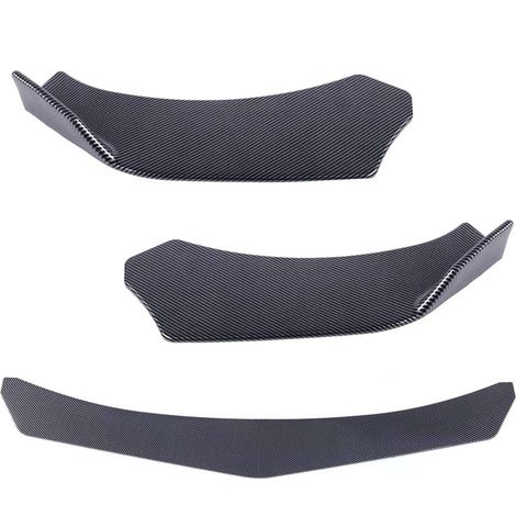 Splitter / spoiler anteriore in carbonio nero EPTUNING027 (1/5)