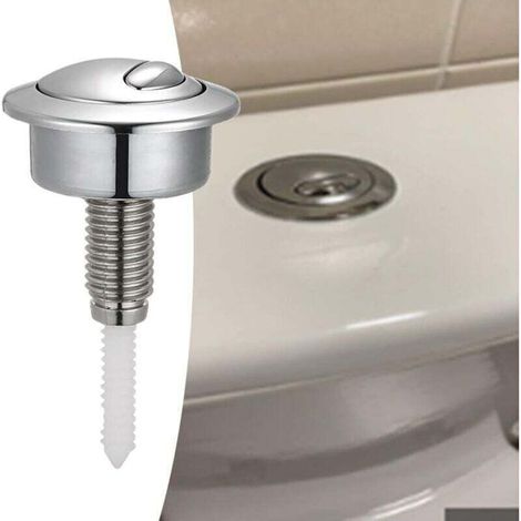 Double Bouton Poussoir Chasse D'eau Wc Pour Siamp Optima 49, Pièces De Chasse D'eau Pour Twyford Vitra Avec Bouton Poussoir (1/5)