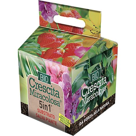 CONCIME ORGANICO 'SUBSTRATO SALVA PIANTE' lt 15  - CRESCITA MIRACOLOSA