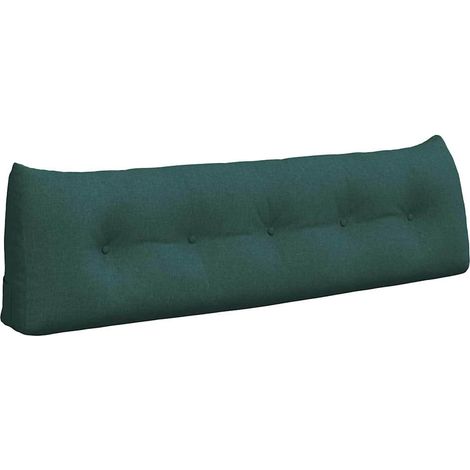 Rücken Kissen Dunkelgrün 160 x 24 x 50 cm Stoff vidaXL