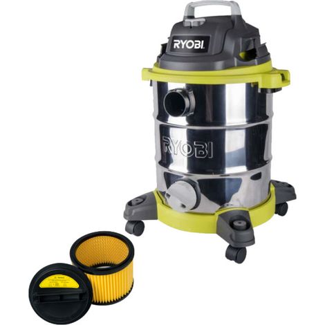 Confezione RYOBI Aspiratore a umido/asciutto RVC-1530IPT-G - 1500W - 30L - Filtro di ricambio - RAKVACF2030 (1/4)