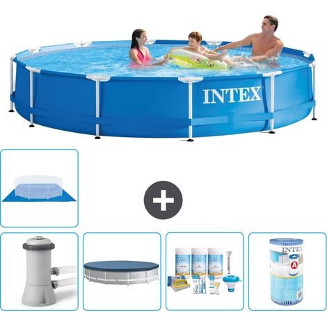 Intex Piscine Tubulaire Ronde - 366x76 cm - 6-pièces  S41719 (1/5)
