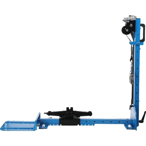 Herramienta para extracción de dientes, acero de alta resistencia, mesa de trabajo de 100 cm x 32 cm, altura ajustable de 100 mm a 920 mm, fuerza de tracción máxima de 600 kg, extensión de la base de (1/5)