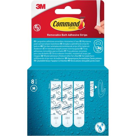 Pastillas resistentes al agua, modelo mediano, paquete de 10 COMMAND (1/5)