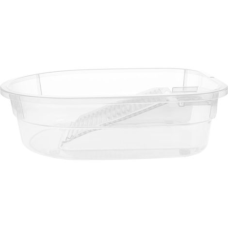 Bassin de Lavage avec Planche à Laver Intégrée Résistant la Déformation en PP Lavage des Vêtements de Bébé à Domicile (1/5)