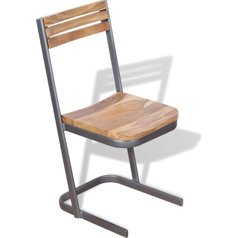 Maison Exclusive - Sedie da Pranzo 6 pz in Legno Massello di Teak (1/5)