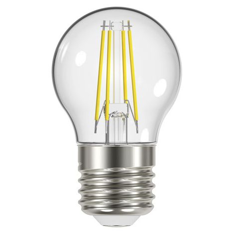 Transparente LED-Glühbirne Birnenform E27 4,5 W 470 Lm Warmweiß Dimmbar Transparente LED-Glühbirne Birnenform E27 4,5 W 470 Lm Warmweiß D